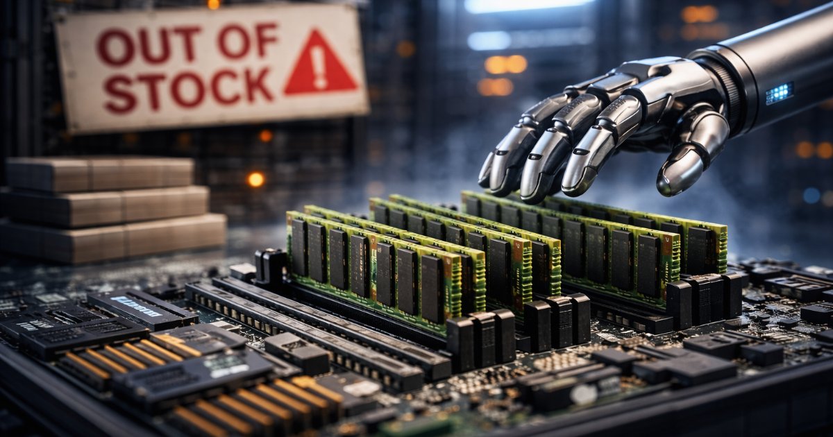AI is draining the world’s memory supply — and that’s why RAM prices keep climbing