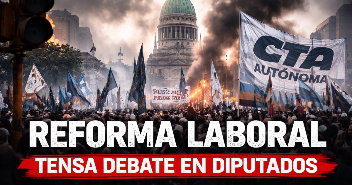 Labor reform in Argentina: Law debated without Article 44 amid rising political tension