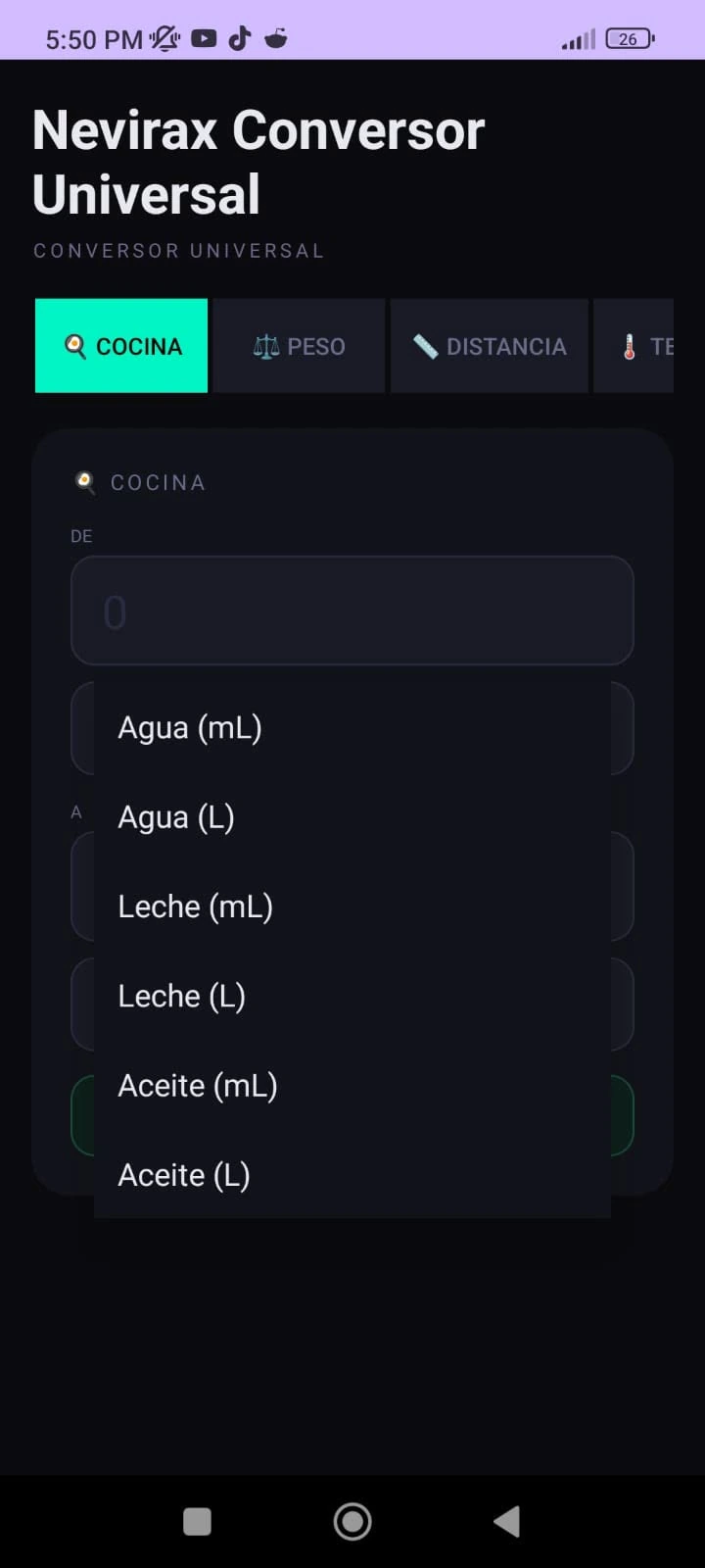 NEVIRAX: Conversor Universal
