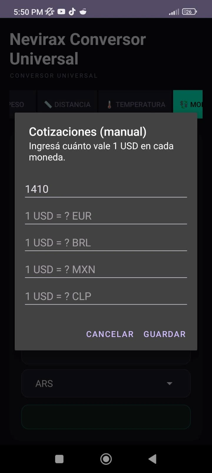 NEVIRAX: Conversor Universal