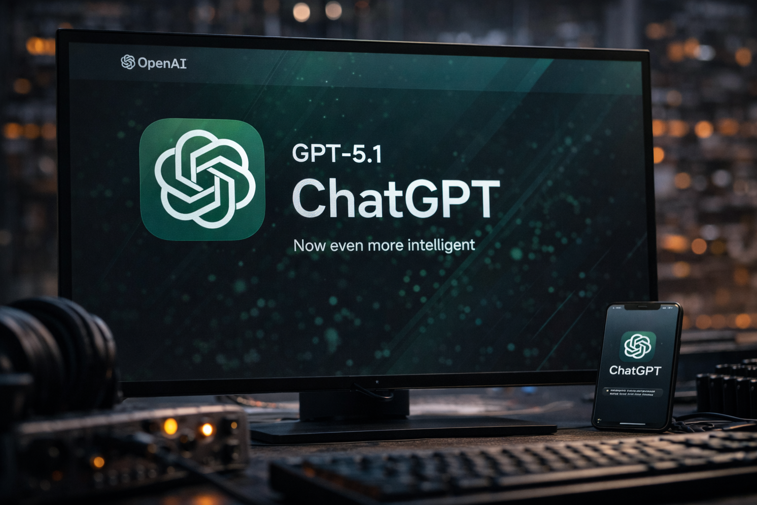 GPT‑5.1 actualiza ChatGPT: más natural, más rápido y con mejores controles de tono