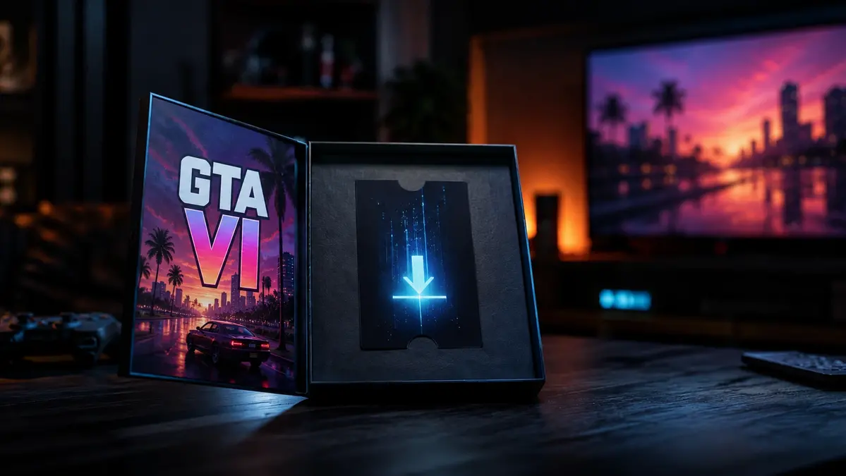 GTA 6 tendrá caja física sin disco: qué significa comprar un juego con código de descarga