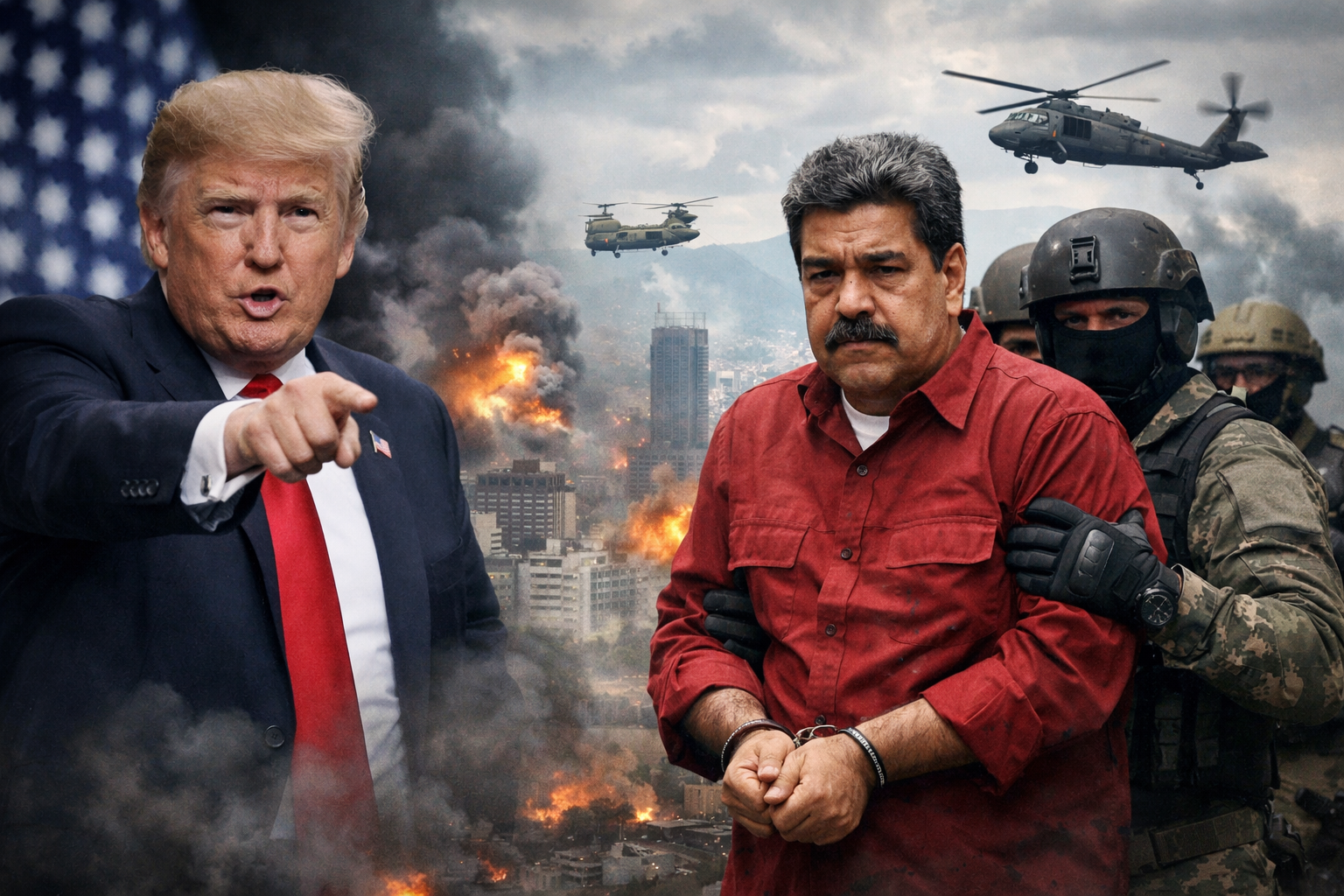 Trump afirma que Maduro fue capturado tras una operación militar de EE.UU. en Venezuela