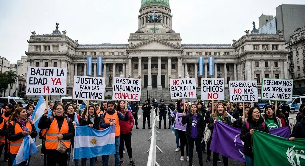 El Senado aprobó la baja de la edad de imputabilidad a 14 años y ya es ley