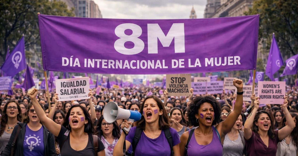 8M en el mundo: marchas, reclamos por igualdad y una nueva generación que impulsa cambios