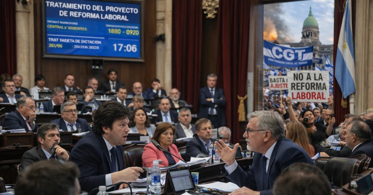 CGT confirma paro general el 19 de febrero mientras Diputados debate la reforma laboral