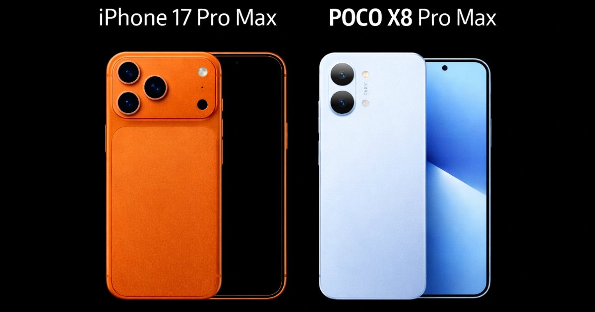 Poco X8 Pro Max vs iPhone 17 Pro Max: cuál conviene comprar